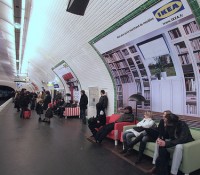 Ikea a párizsi metróban