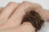 Ring made of hair